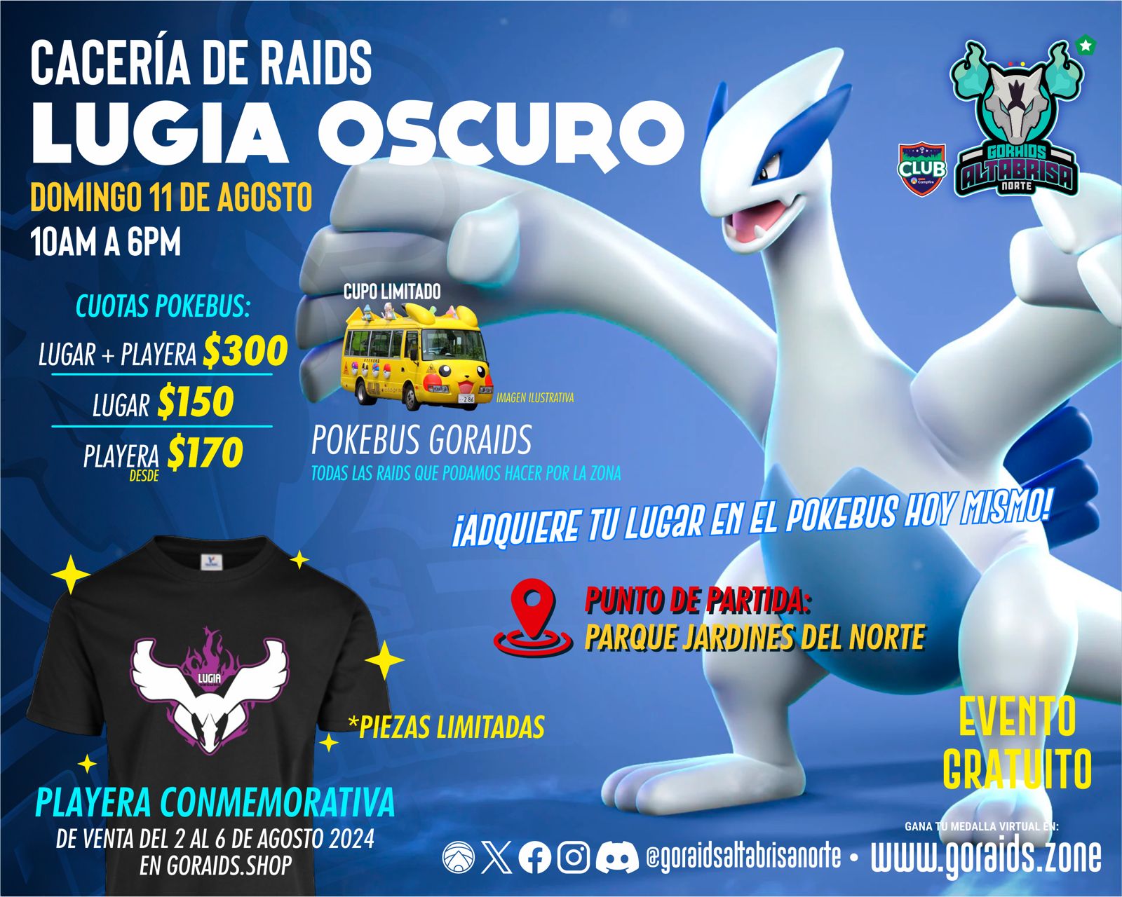 Paquete Lugia Oscuro